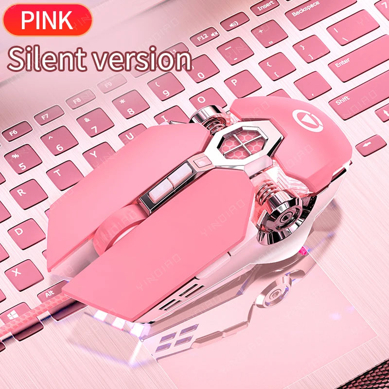 Wired Silent Gaming Mouse 3200DPI LED Backlit USB Optical Ergonomic Wired Mouse PC Gamer Computer Mouse For Laptop Games Mice