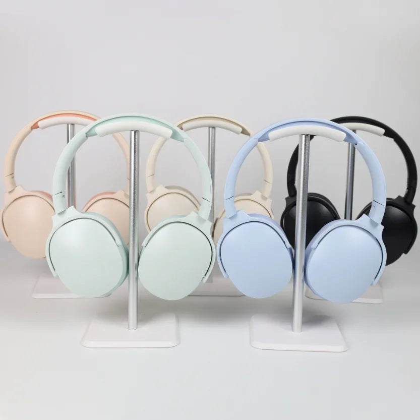 Hot Wireless Headsets Over Ear Hifi Stereo Bluetooth Headphones  True Sports Earphones TF AUX Music Player with HD Mic Gifts